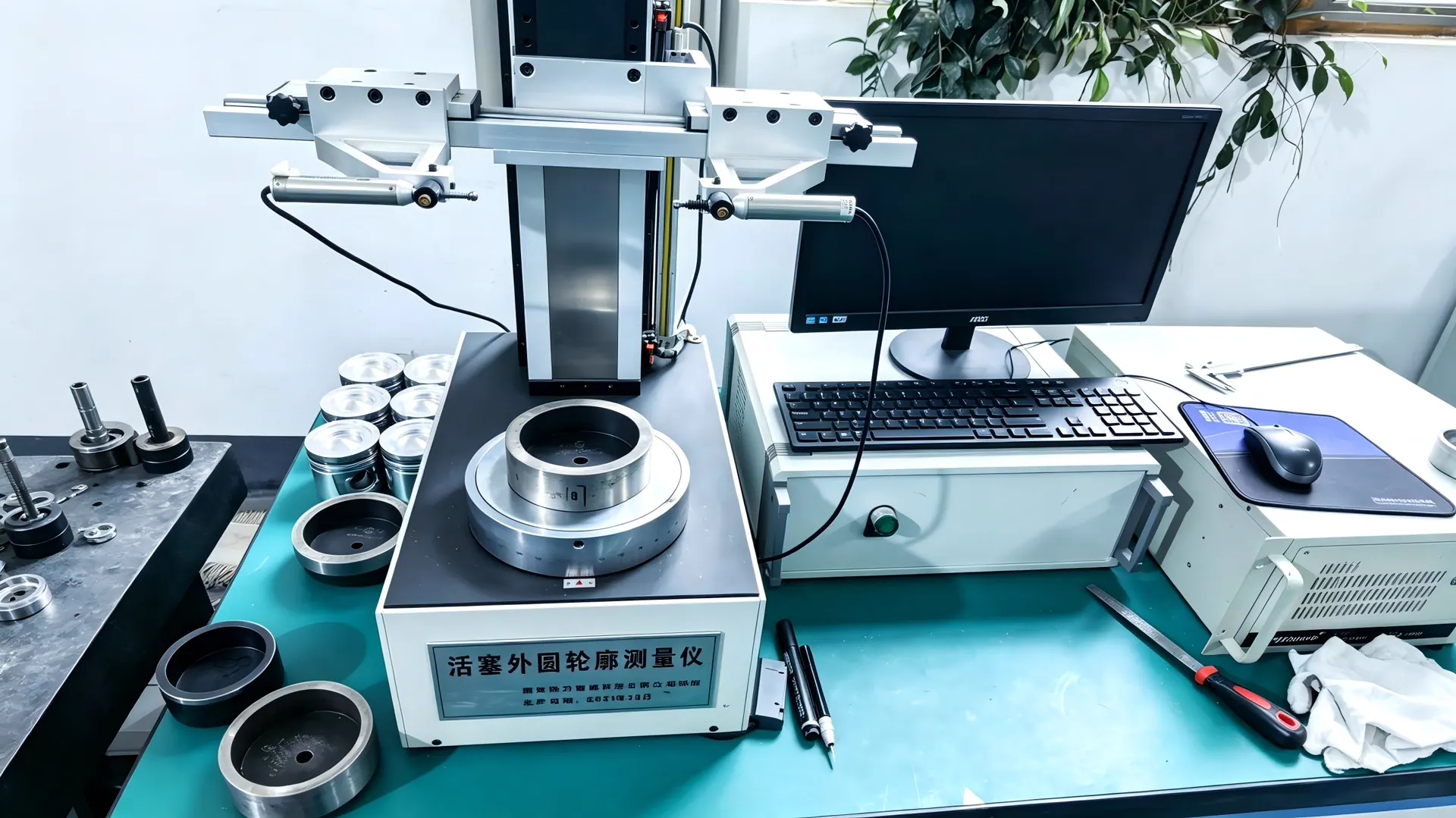 Piston outer-profile measurement