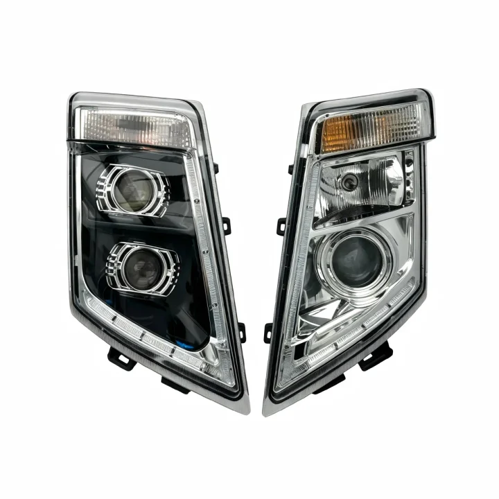 Pair of truck headlamp assemblies